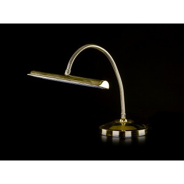 Настольная светодиодная лампа Artglass ENYA, LED 5W, золото, металл