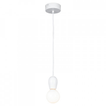 Подвесной светильник Lussole LGO Maricopa LSP-8119, IP21, 1xE27x40W, белый, металл