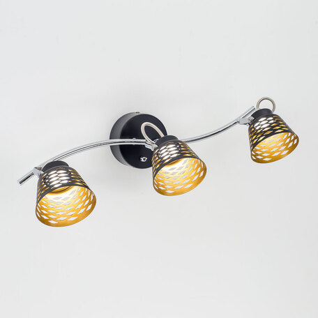 Настенный светодиодный светильник с регулировкой направления света Citilux Орегон CL508532, LED 15W 3000K 1125lm, черный, металл