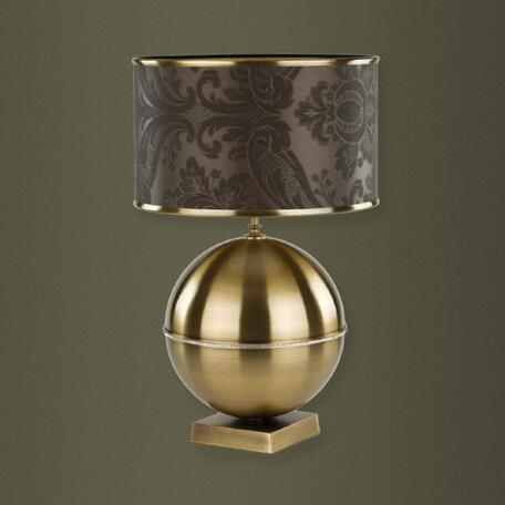 Настольная лампа Kutek Kiara KIA-LG-1(P), 1xE27x60W, бронза, черный, металл, текстиль - миниатюра 1