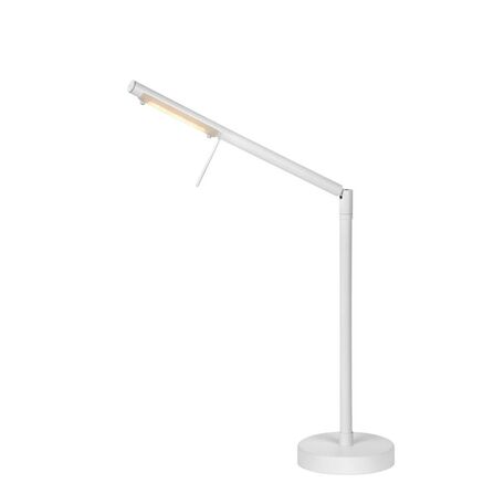 Настольная светодиодная лампа Lucide Bergamo 12619/06/31, LED 6W, 3000K (теплый), белый, металл, стекло - миниатюра 1