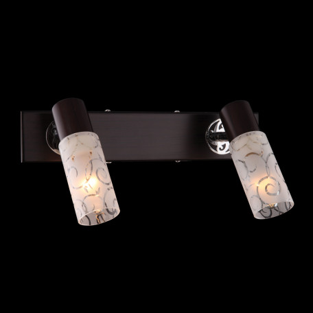 Настенный светильник с регулировкой направления света Eurosvet Astoria 21130/2 хром/венге (00000061007), 2xE14x40W - миниатюра 6