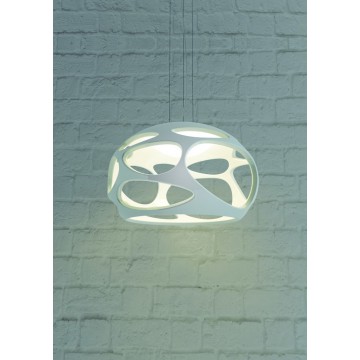 Подвесной светильник Mantra Organica 5141, хром, белый, металл, пластик - миниатюра 2