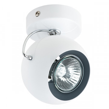 Потолочный светильник с регулировкой направления света Lightstar Fabi 110566, 1xGU10x50W, белый, металл