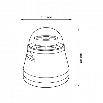 Схема с размерами Gauss DIY0011