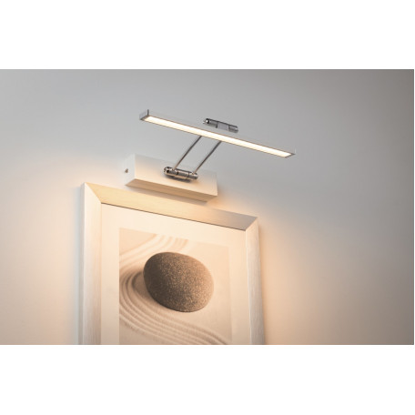 Настенный светодиодный светильник для подсветки картин Paulmann Galeria LED Beam thirty 99891, LED 5W, белый, хром, металл - миниатюра 2
