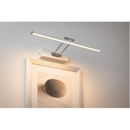 Настенный светодиодный светильник для подсветки картин Paulmann Galeria LED Beam fifty 99892, LED 7W, белый, хром, металл - миниатюра 2