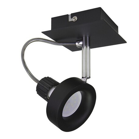 Потолочный светильник с регулировкой направления света Lightstar Varieta 16 210117, 1xGU10x50W, черный, металл