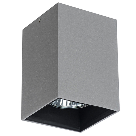 Потолочный светильник Lightstar Ottico Qua 214429, 1xGU10x50W, серый, металл - миниатюра 1