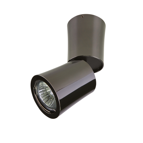 Потолочный светильник с регулировкой направления света Lightstar Rotonda 214458, 1xGU10x50W, черный хром, металл - миниатюра 1