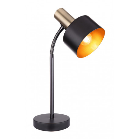 Настольная лампа Globo Swinni 15375T, 1xE27x40W, черный, металл - миниатюра 1