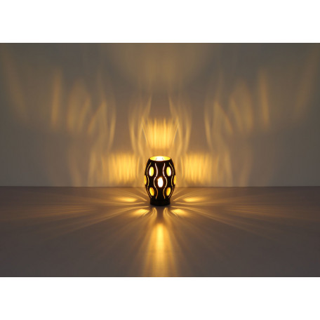 Настольная лампа Globo Narri 24006S, 1xE27x40W, черный, черный с золотом, металл - миниатюра 4