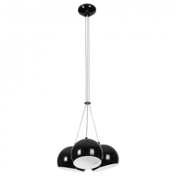 Подвесная люстра Nowodvorski Ball 6584, 3xGU10x35W, черный, черный с белым, металл - миниатюра 1