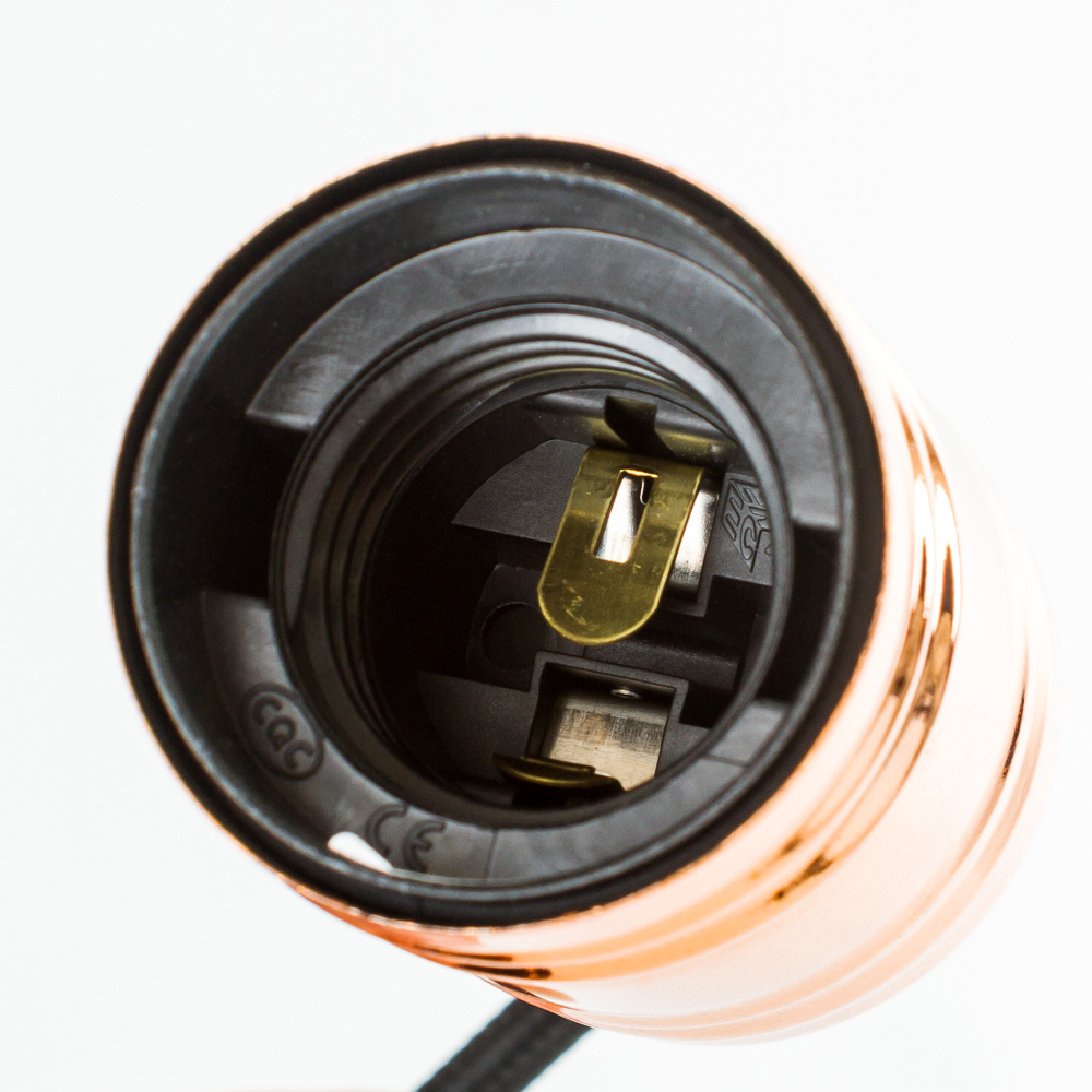 Подвесная люстра Nowodvorski Cable Black-Copper 9746, 7xE27x60W, черный с медью, медь с черным, металл - фото 2