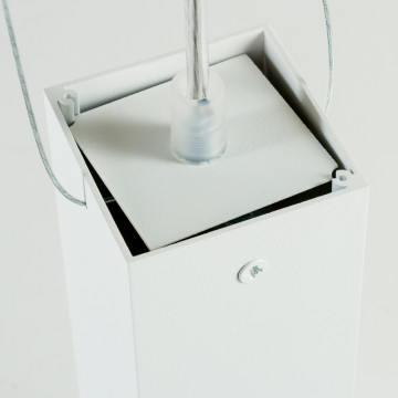 Подвесной светильник Nowodvorski Bryce 5673, 1xGU10x35W, белый, металл, металл со стеклом, стекло - миниатюра 3