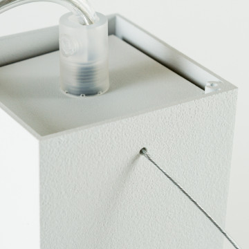 Подвесной светильник Nowodvorski Bryce 5674, 1xGU10x35W, белый, металл, металл со стеклом, стекло - миниатюра 2