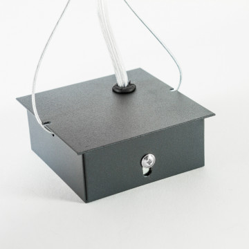 Подвесной светильник Nowodvorski Bryce 5676, 1xGU10x35W, серый, металл, металл со стеклом, стекло - миниатюра 2