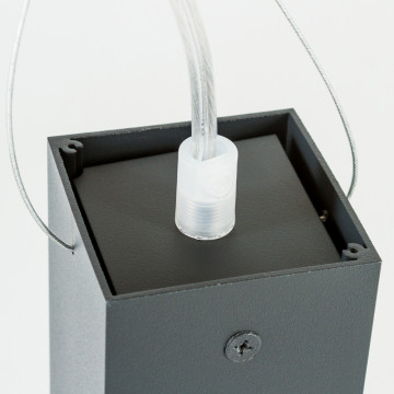 Подвесной светильник Nowodvorski Bryce 5676, 1xGU10x35W, серый, металл, металл со стеклом, стекло - миниатюра 5