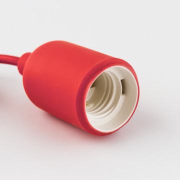 Подвесной светильник Nowodvorski Silicone 6401, 1xE27x60W, красный, пластик - миниатюра 4