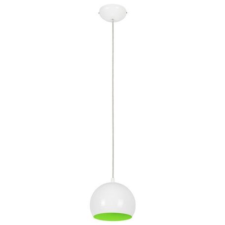 Подвесной светильник Nowodvorski Ball 6472, 1xGU10x35W, белый, белый с зеленым, зеленый с белым, металл - миниатюра 1