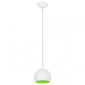 Подвесной светильник Nowodvorski Ball 6472, 1xGU10x35W, белый, белый с зеленым, зеленый с белым, металл - миниатюра 3