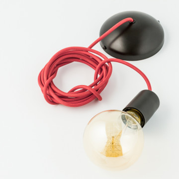 Подвесной светильник Nowodvorski Spider 6793, 1xE27x60W, черный с красным, красный с черным, металл - миниатюра 6