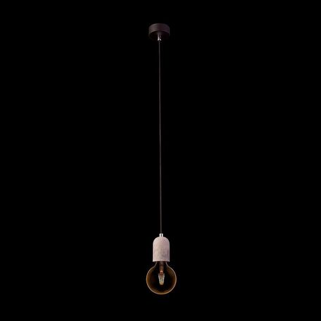 Подвесной светильник Nowodvorski Tulum 9691, 1xE27x60W, черный с серым, серый с черным, бетон с металлом, металл с бетоном