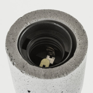 Подвесной светильник Nowodvorski Tulum 9691, 1xE27x60W, черный с серым, серый с черным, бетон с металлом, металл с бетоном - фото 2