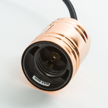 Подвесной светильник Nowodvorski Cable Black-Copper 9747, 1xE27x60W - миниатюра 2