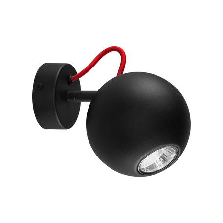 Потолочный светильник с регулировкой направления света Nowodvorski Bubble 6153, 1xGU10x35W, красный, черный, металл - миниатюра 1