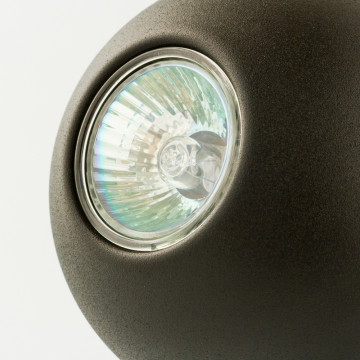 Потолочный светильник с регулировкой направления света Nowodvorski Bubble 6153, 1xGU10x35W, красный, черный, металл - миниатюра 2