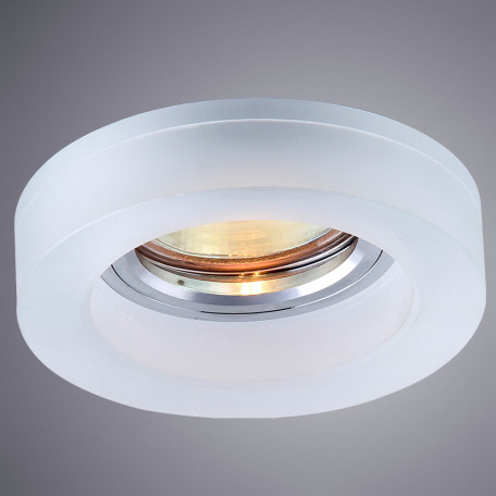 Встраиваемый светильник Arte Lamp Instyle Wagner A5222PL-1CC, 1xGU10x50W, хром, белый, металл, стекло - миниатюра 1
