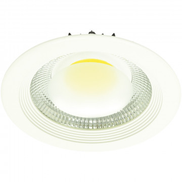 Встраиваемый светодиодный светильник Arte Lamp Uovo A6420PL-1WH, LED 20W 3000K 1400lm, белый, прозрачный