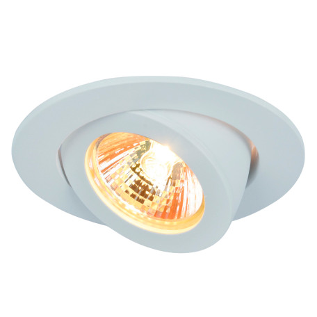 Встраиваемый светильник Arte Lamp Instyle Accento A4009PL-1WH, 1xGU10x50W, белый, металл
