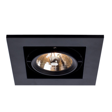 Встраиваемый светильник Arte Lamp Instyle Cardani Medio A5930PL-1BK, 1xG53AR111x50W, черный, металл - фото 2
