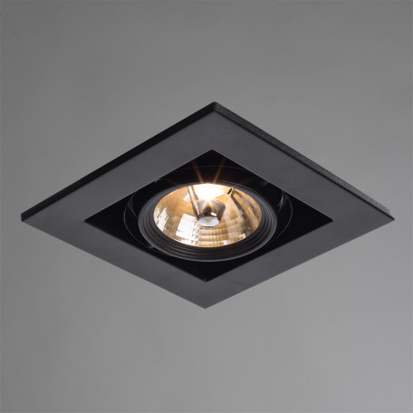 Встраиваемый светильник Arte Lamp Instyle Cardani Medio A5930PL-1BK, 1xG53AR111x50W, черный, металл - фото 3