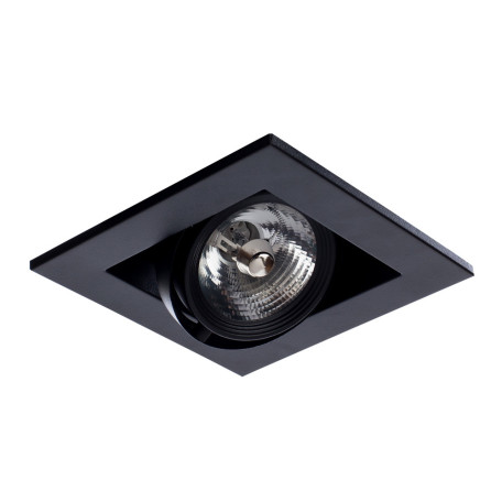 Встраиваемый светильник Arte Lamp Instyle Cardani Medio A5930PL-1BK, 1xG53AR111x50W, черный, металл - фото 4