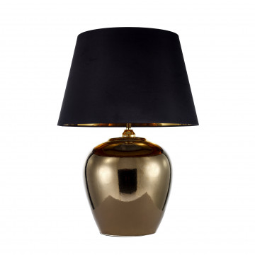 Настольная лампа Dio D’Arte Lallio L 4.01 BR, 1xE27x60W, бронза, черный, керамика, текстиль - миниатюра 2
