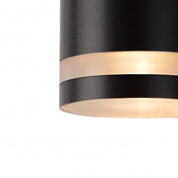Настенный светильник Lucide Basco-LED 14880/05/30, IP54, 1xGU10x5W, черный, металл, пластик - миниатюра 5