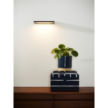Настенный светодиодный светильник Lucide Boro-LED 17207/08/30, LED 8W 2700K 720lm CRI80, черный, металл - миниатюра 2