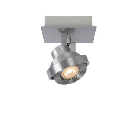 Потолочный светильник с регулировкой направления света Lucide Landa 17906/05/12, 1xGU10x5W, матовый хром, металл