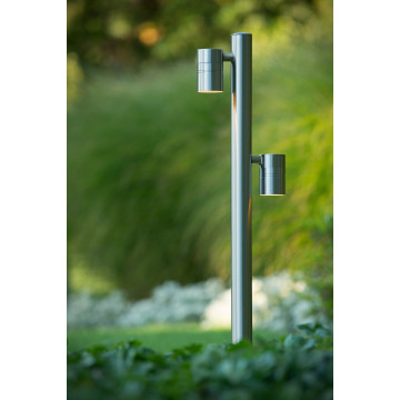 Садово-парковый светильник Lucide Arne 14867/98/12, IP44, 2xGU10x5W, стекло - миниатюра 3