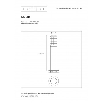 Схема с размерами Lucide 14871/50/30
