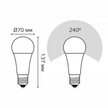 Схема с размерами Gauss Elementary 73235