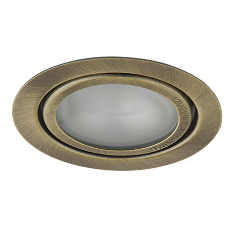 Встраиваемый мебельный светильник Lightstar Mobi Inc 003201, 1xG4x20W, бронза, металл