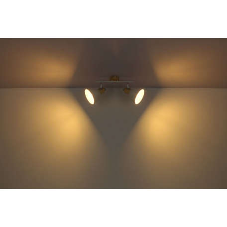 Потолочный светильник с регулировкой направления света Globo Wiho 54018-2, 2xE27x40W - миниатюра 4