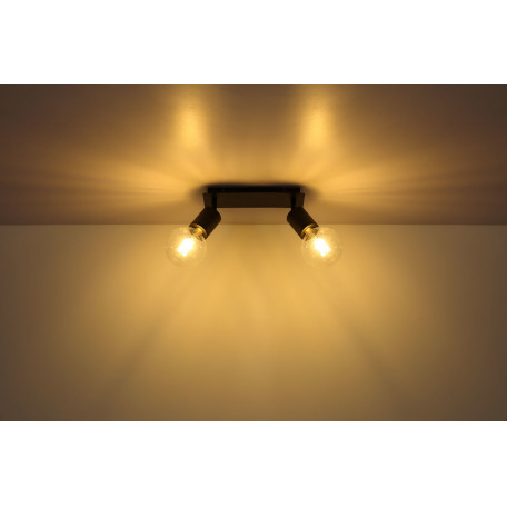 Потолочный светильник с регулировкой направления света Globo HERMINE 54030-2, 2xE27x60W - миниатюра 6
