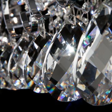 Потолочная люстра Eurosvet Crystal 10081/12 хром/прозрачный хрусталь Strotskis (00000081832), 12xE14x60W - миниатюра 8