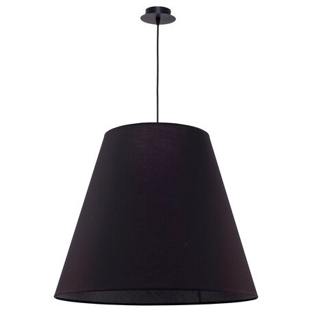 Подвесной светильник Nowodvorski Moss 9737, 3xE27x60W, черный, металл, текстиль - миниатюра 1