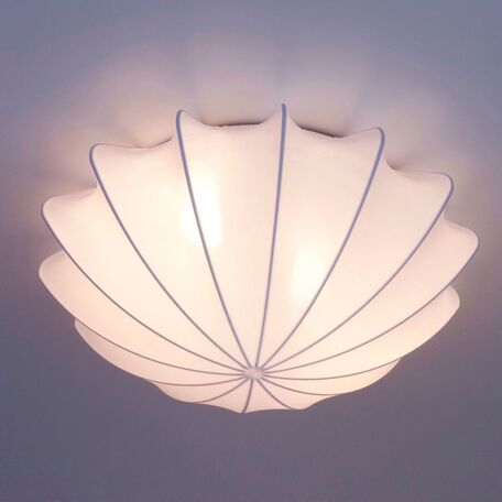 Потолочный светильник Nowodvorski Form 9673, 2xE27x25W, белый, металл, текстиль - фото 1